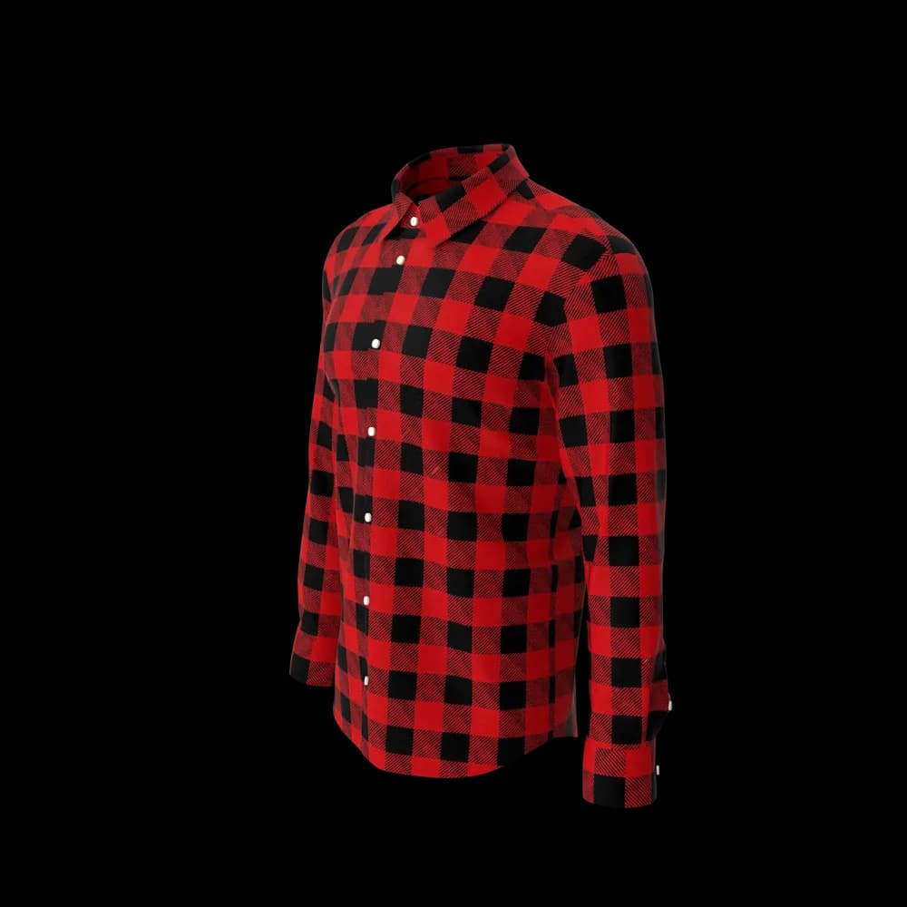 Man Plaid Shirt 2
